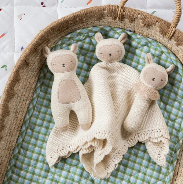 Avery Row - Cuddle Cloth - Sleepy Sheep