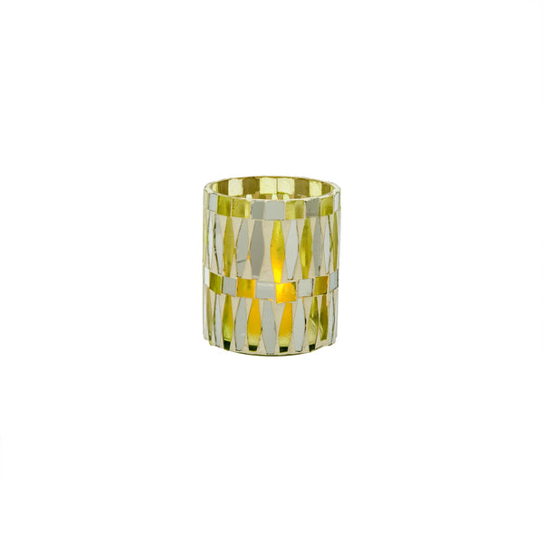 Green Sparkle & Light Votive