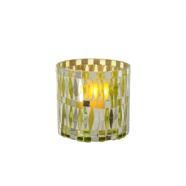 Green Sparkle & Light Votive