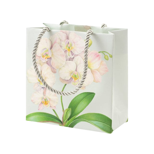 Gift Bag - Small White Orchid