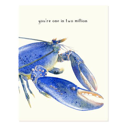 You're One In Two Million Card