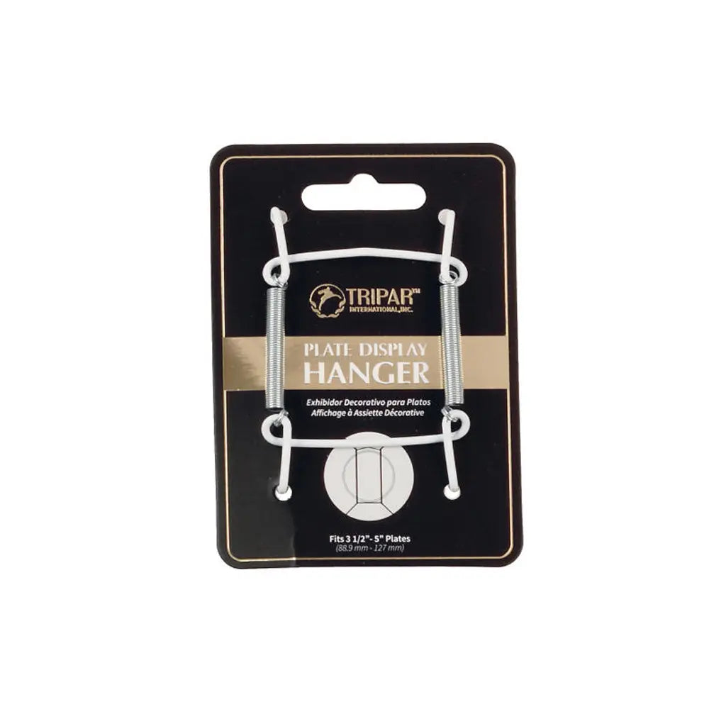 White Plate Display Hangers