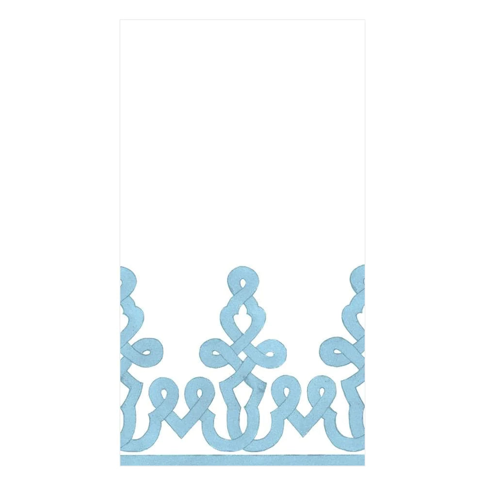 Dinner/Guest Napkins - Dessin Passementerie Stone Blue