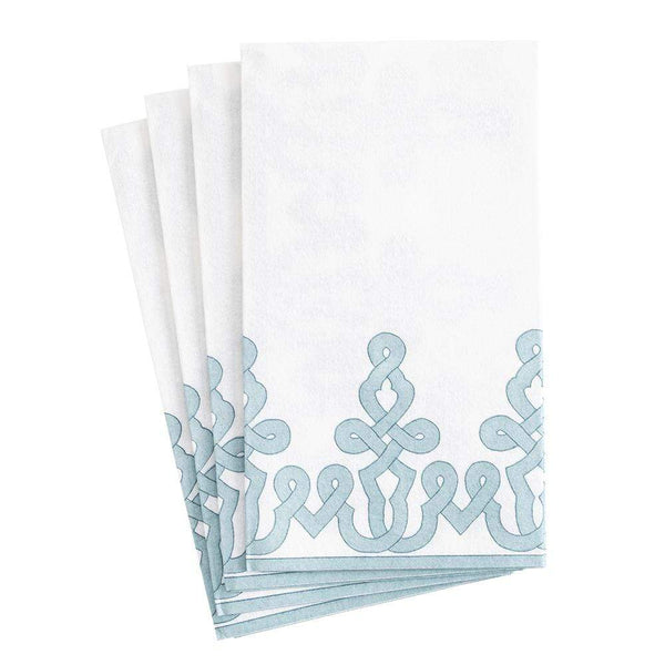 Dinner/Guest Napkins - Dessin Passementerie Stone Blue