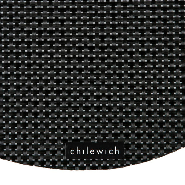Chilewich Round Basketweave Placemat - Black