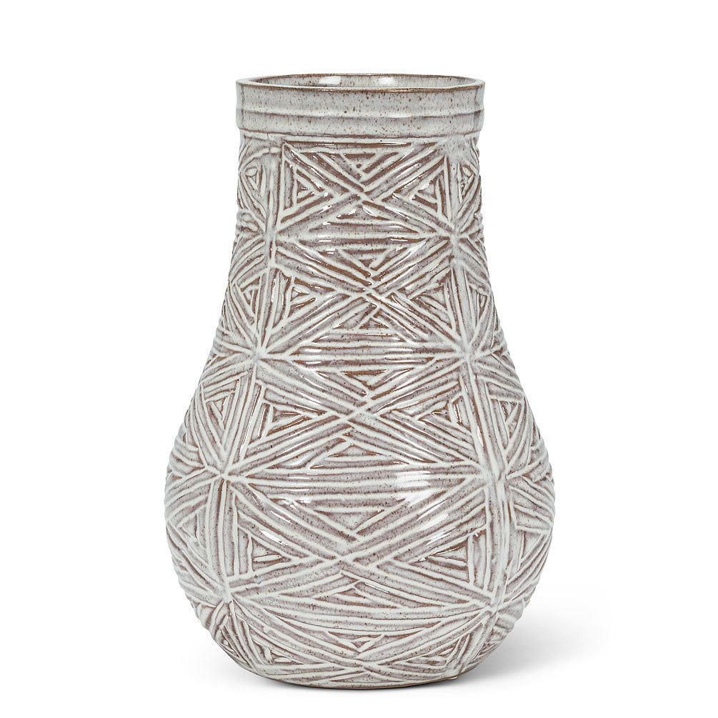Herringbone Abstract Vase