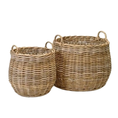 Round Rattan Basket