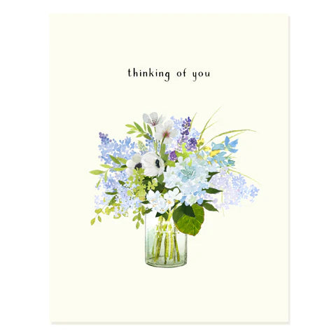 Thinking Of You Lavender Blue Card