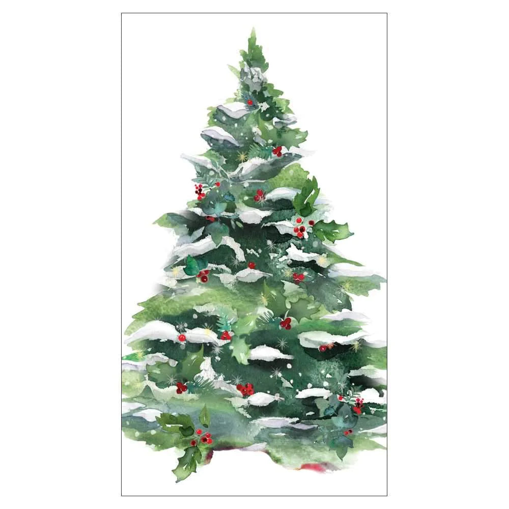 Dinner/Guest Napkins - Winter Tree & Wreath