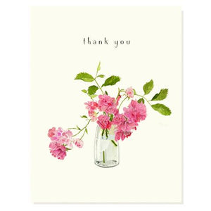 Thank You Wild Roses Card