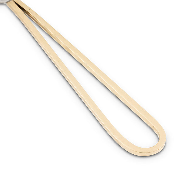 Stainless & Brass Salad Tongs