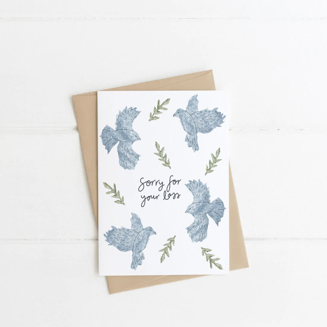 Sorry For Your Loss Birds Card