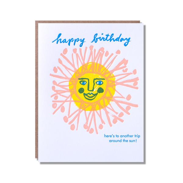 Happy Birthday - Trip Around The Sun Card