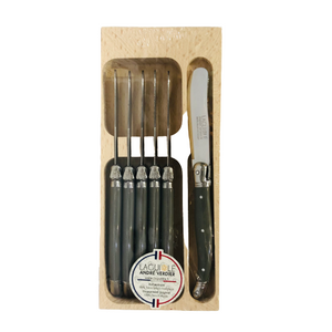 Laguiole French Pate Knives - Mole Grey