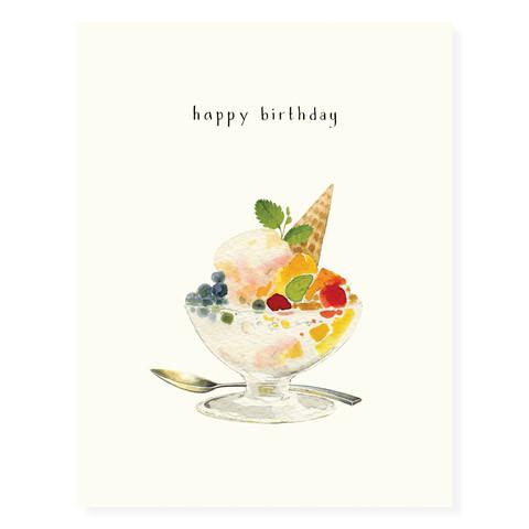 Happy Birthday Ice Cream Card