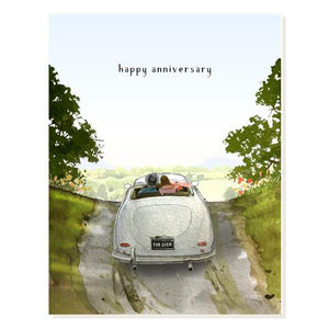 Happy Anniversary Forever Car Card