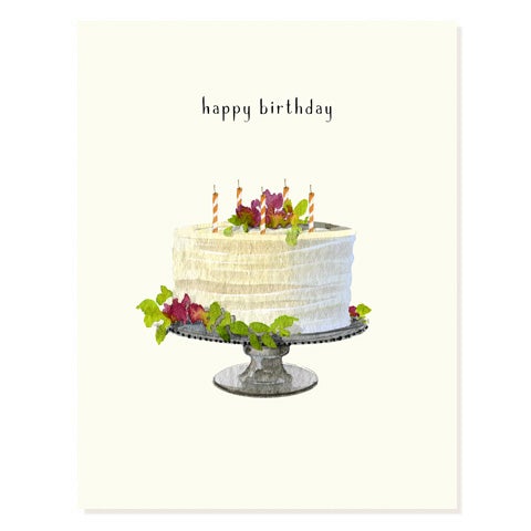 Birthday Cake With Candles Card