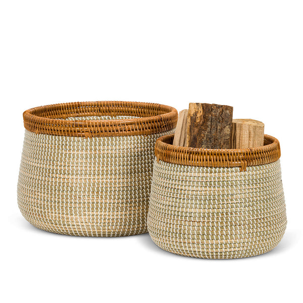Natural Seagrass Basket/Planter