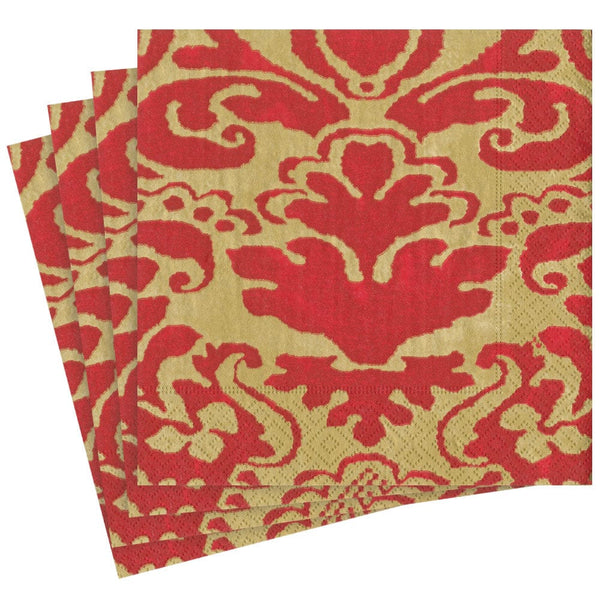 Dinner Napkins - Palazzo in Red