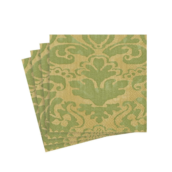 Cocktail Napkins - Palazzo in Moss Green