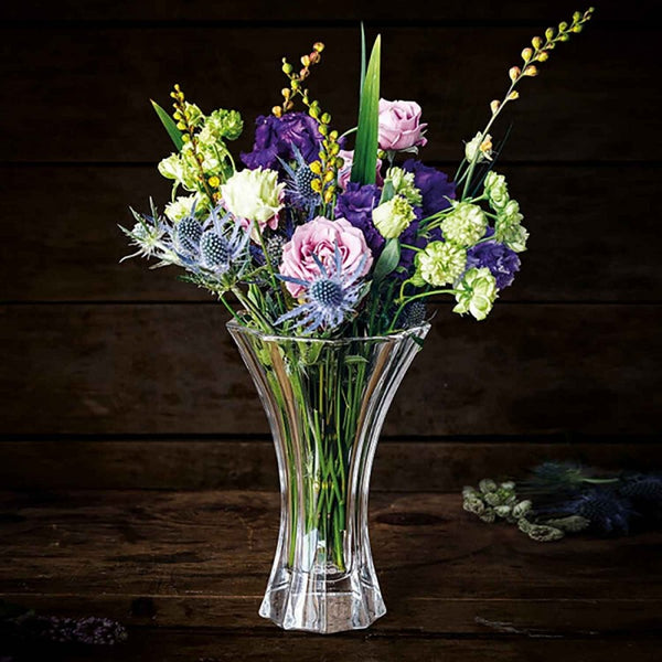 Nachtmann Saphir Crystal Flower Vase 11 4/5"