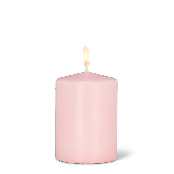 Soft Pink Pillar Candles