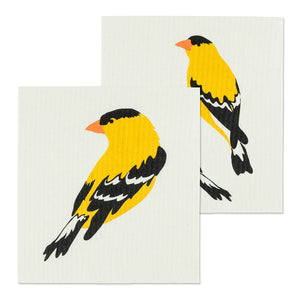 Yellow Finch Swedish Dishcloths