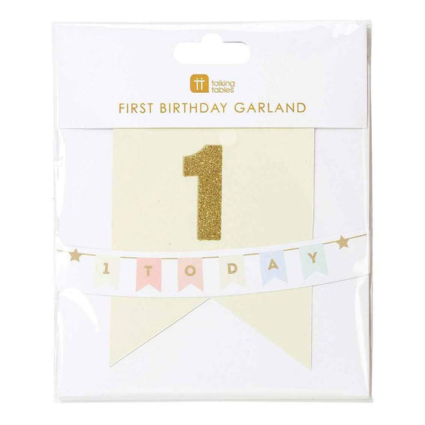 First Birthday Garland
