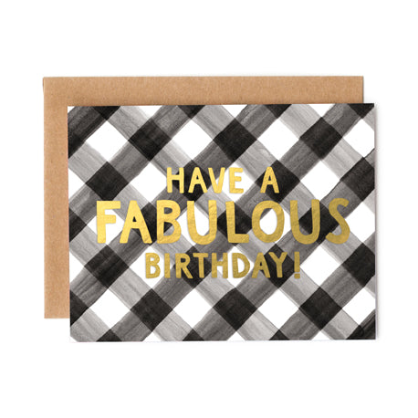 Have A Fabulous Birthday Card