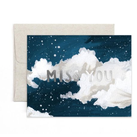 Miss You Card