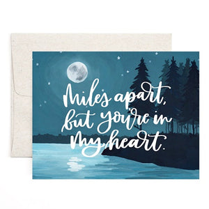 Miles Apart Card