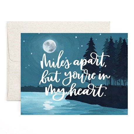 Miles Apart Card