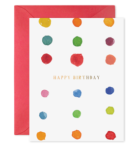Happy Birthday Dots Card