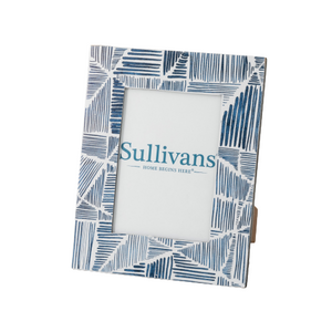 Blue & White Photo Frame