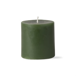 Pillar Candle - Olive Green