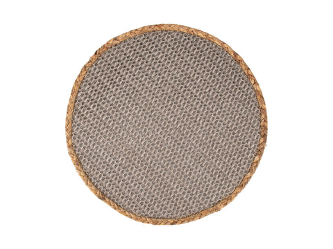 Round Woven Grey Placemat