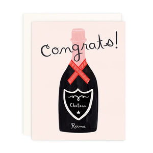 Congrats! Champagne Card