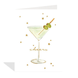 Cheers Martini Card