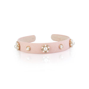 Luxe Pearl Blush Hairband