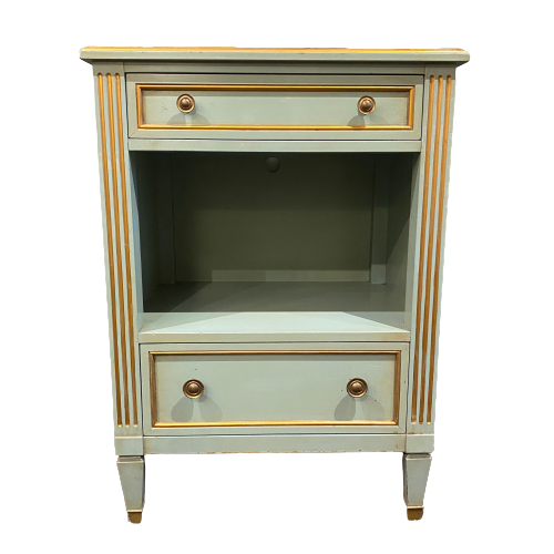 Vintage Green Side Table