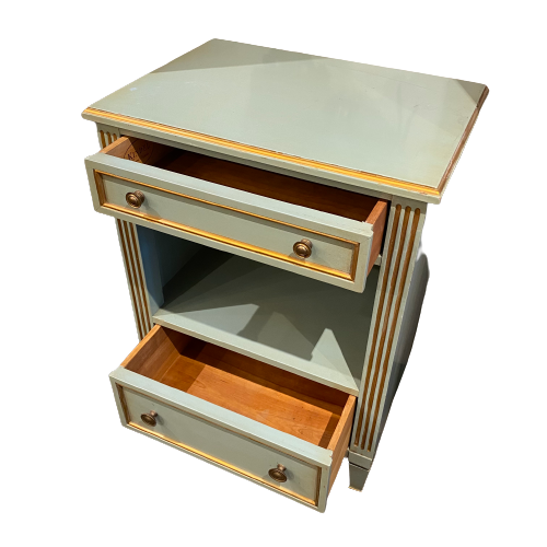 Vintage Green Side Table