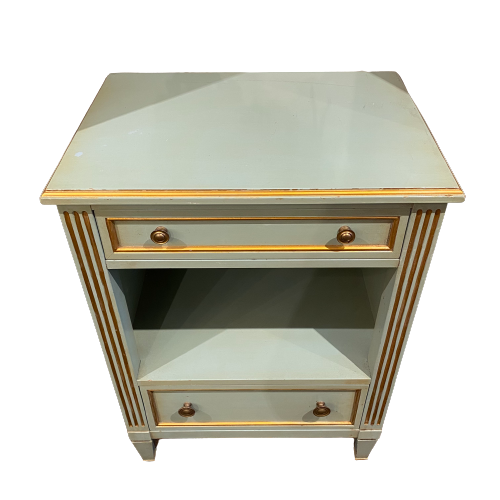 Vintage Green Side Table