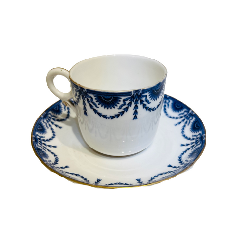 Vintage Blue & White Tea Cup