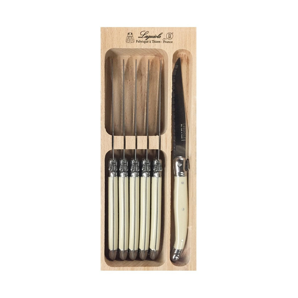 Laguiole French Steak Knives - Ivory