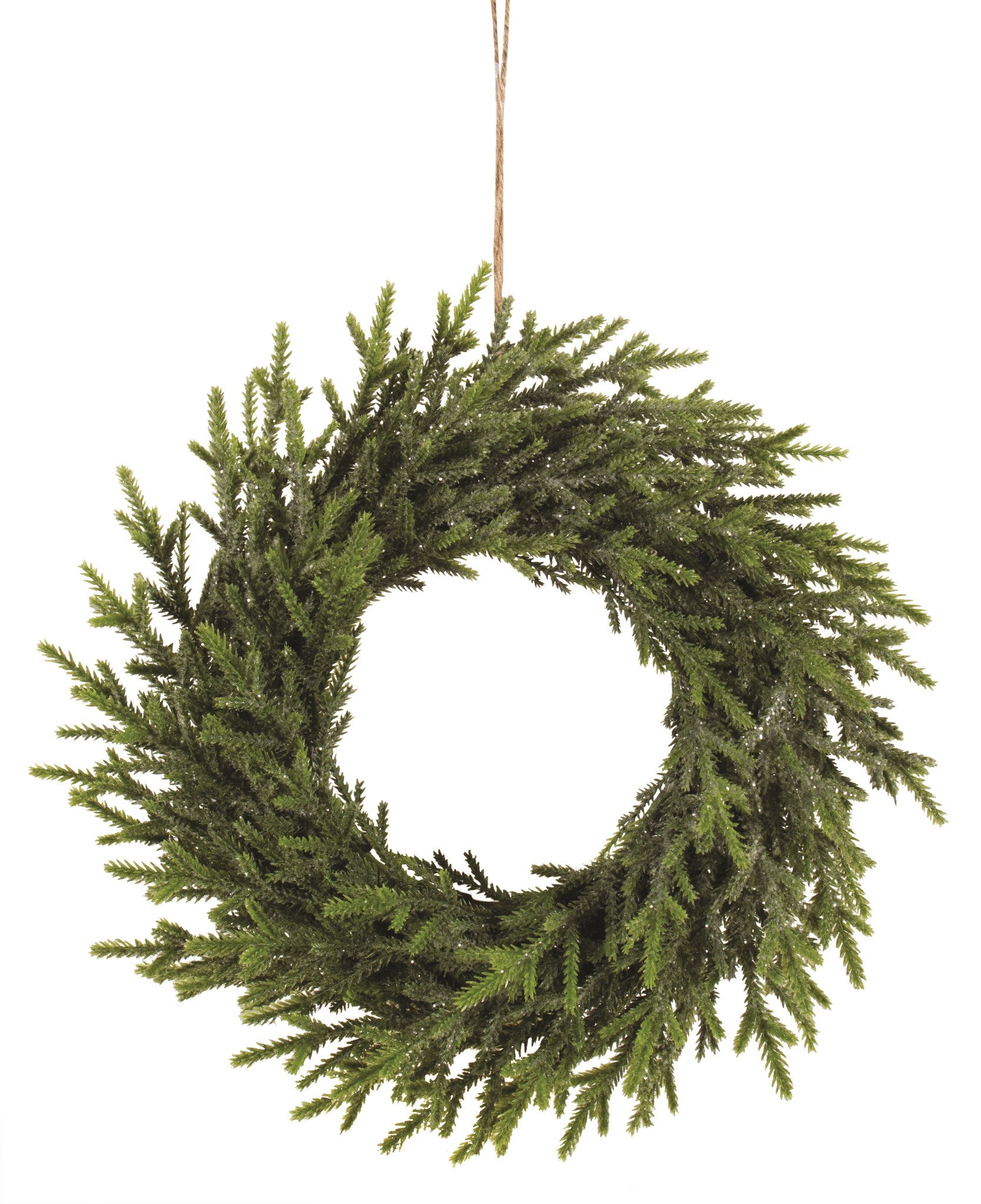 Glitter Cedar Wreath