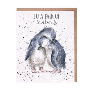 To A Pair Of Lovebirds Card