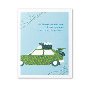Go Forward Congratulations Greeting Card