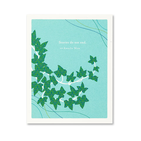 Stories Do Not End Card