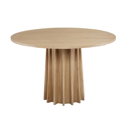 Round Oak Dining Table