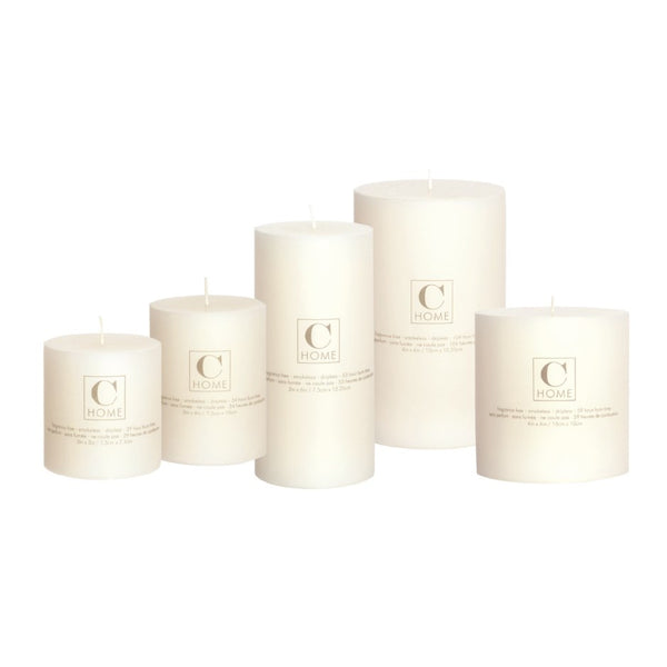 Pillar Candles - Ivory